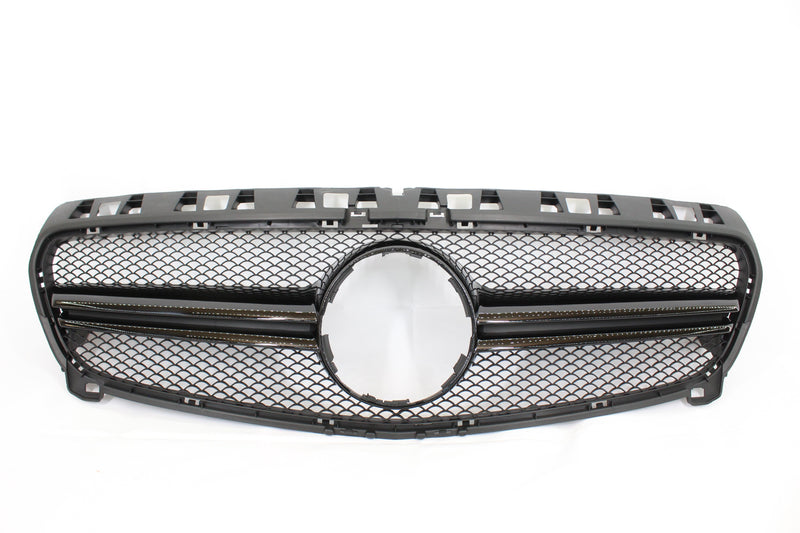 Load image into Gallery viewer, MERCEDES W176 A-CLASS &amp; CLA-CLASS 2010-2016 BLACK GRILL - BLAK BY CT CARBON - CT Carbon
