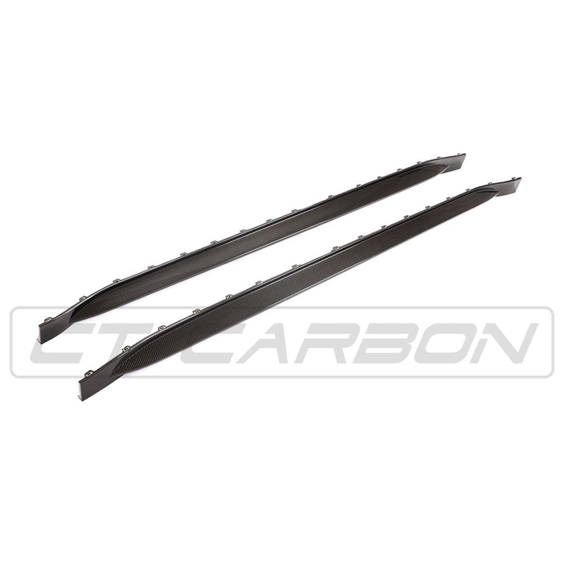 Load image into Gallery viewer, BMW M3 G80 CARBON FIBRE SIDE SKIRT REPLACEMENT &amp; EXTENSION - CT DESIGN
