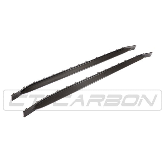 BMW M3 G80 CARBON FIBRE SIDE SKIRT REPLACEMENT & EXTENSION - CT DESIGN