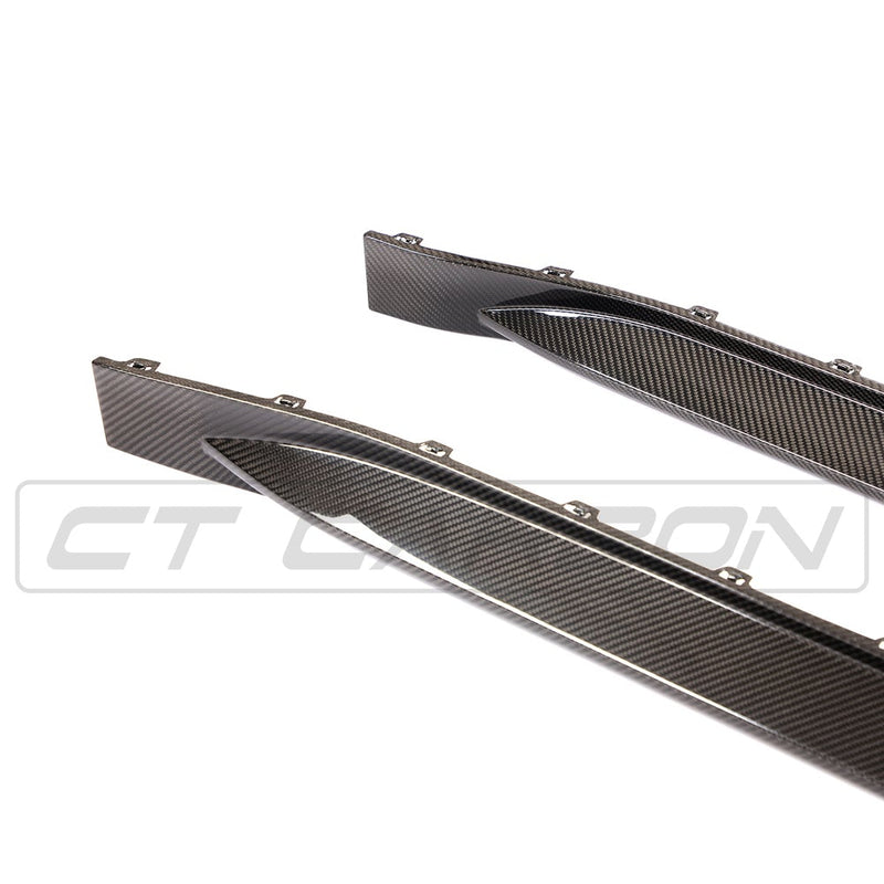 Load image into Gallery viewer, BMW M3 G80 CARBON FIBRE SIDE SKIRT REPLACEMENT &amp; EXTENSION - CT DESIGN
