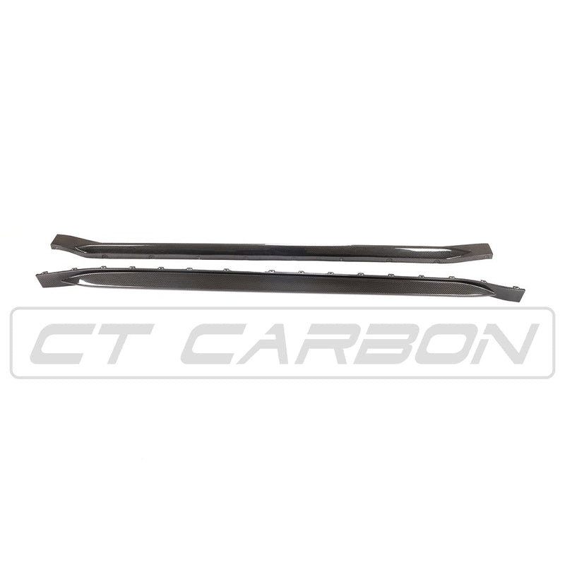 Load image into Gallery viewer, BMW M3 G80 CARBON FIBRE SIDE SKIRT REPLACEMENT - CT DESIGN
