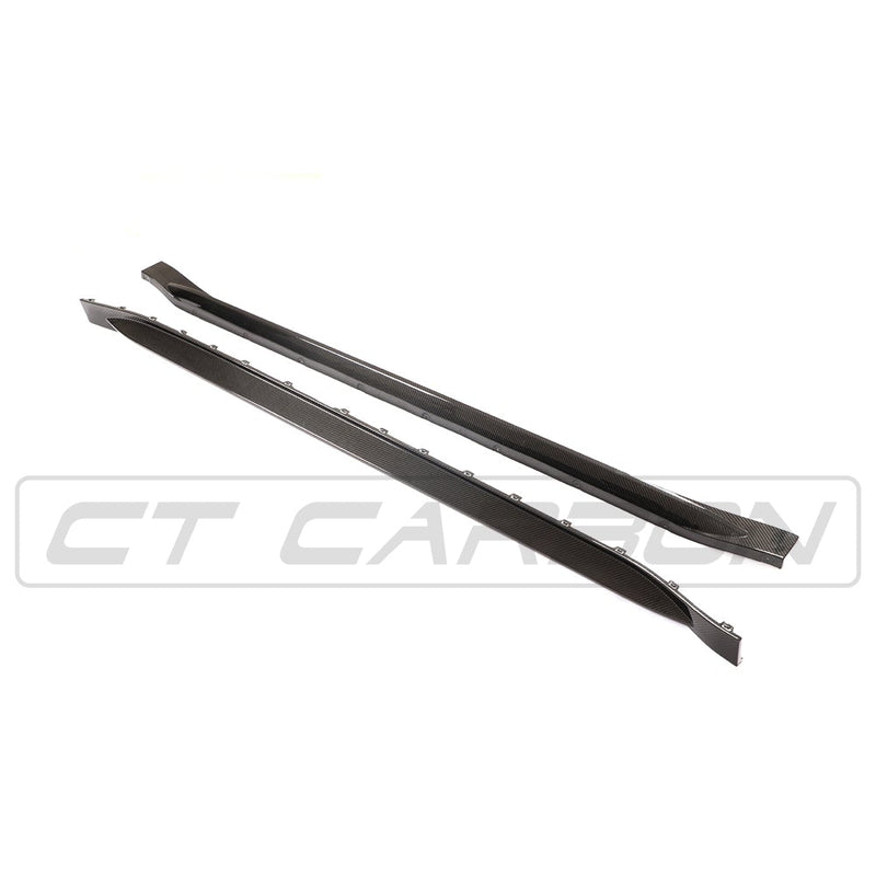 Load image into Gallery viewer, BMW M3 G80 CARBON FIBRE SIDE SKIRT REPLACEMENT - CT DESIGN
