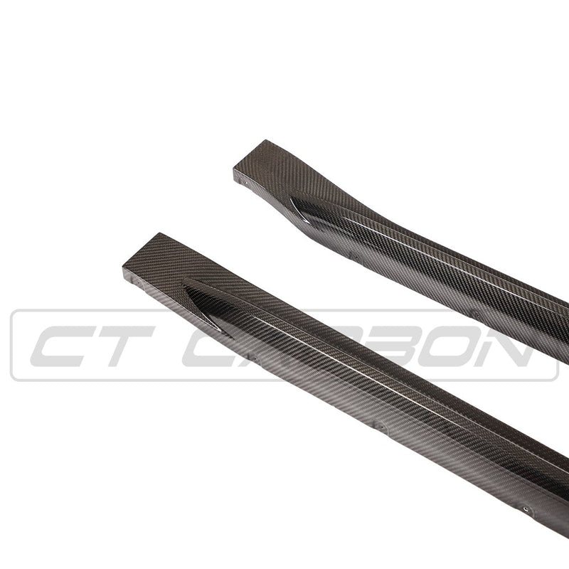 Load image into Gallery viewer, BMW M3 G80 CARBON FIBRE SIDE SKIRT REPLACEMENT - CT DESIGN
