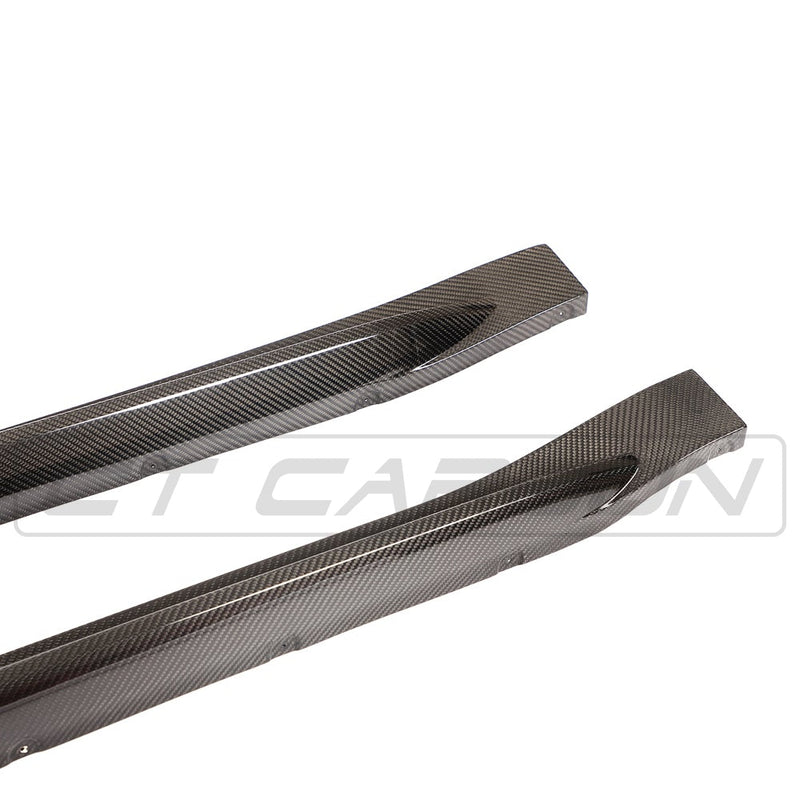 Load image into Gallery viewer, BMW M3 G80 CARBON FIBRE SIDE SKIRT REPLACEMENT - CT DESIGN
