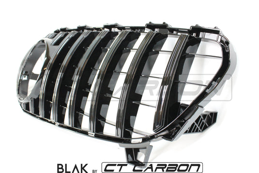 MERCEDES W176 A-CLASS & CLA-CLASS 2016-2018 BLACK GRILL - CT Carbon