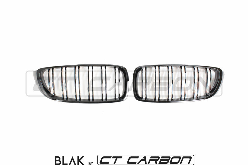 Load image into Gallery viewer, BMW M3 F80 DOUBLE SLAT BLACK GRILL - BLAK BY CT CARBON - CT Carbon
