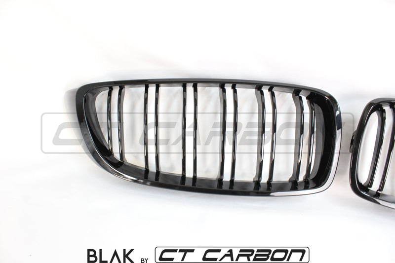 Load image into Gallery viewer, BMW M3 F80 DOUBLE SLAT BLACK GRILL - BLAK BY CT CARBON - CT Carbon
