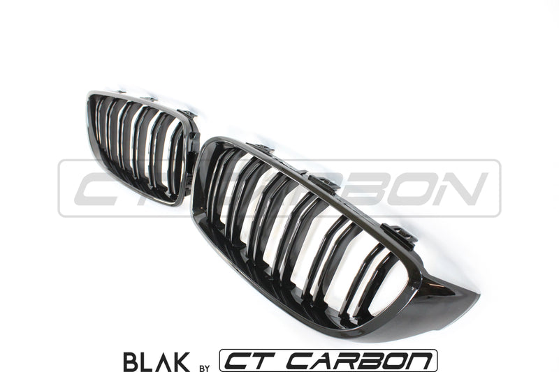 Load image into Gallery viewer, BMW M3 F80 DOUBLE SLAT BLACK GRILL - BLAK BY CT CARBON - CT Carbon
