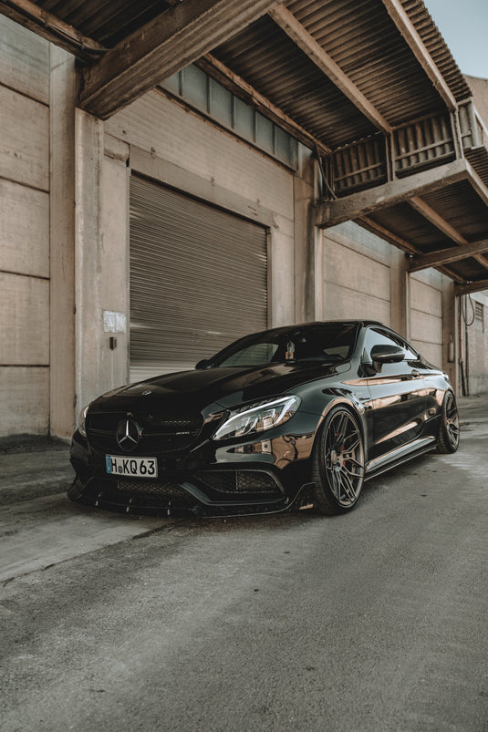 MERCEDES C63/C63S W205 COUPE & SALOON FORGED CARBON FIBRE SIDE SKIRTS - D STYLE - CT Carbon