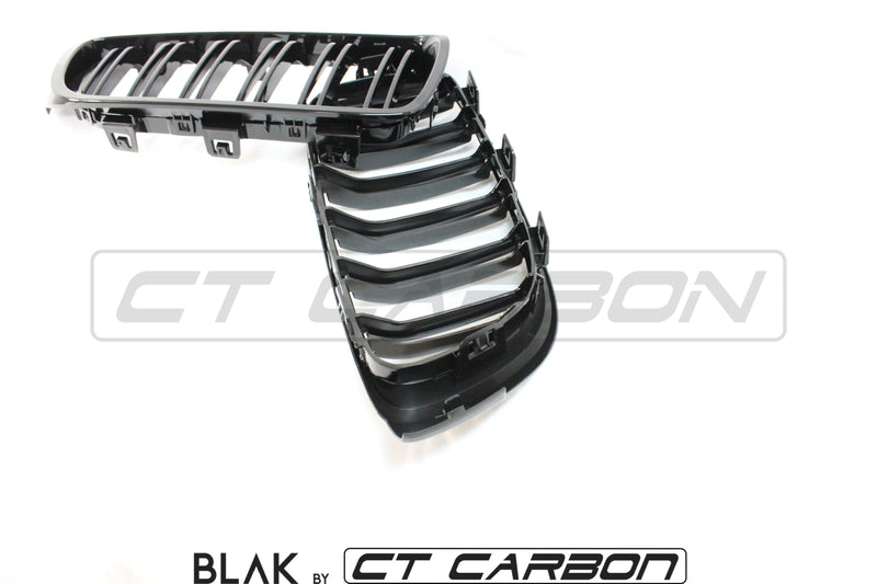 Load image into Gallery viewer, BMW M3 F80 DOUBLE SLAT BLACK GRILL - BLAK BY CT CARBON - CT Carbon
