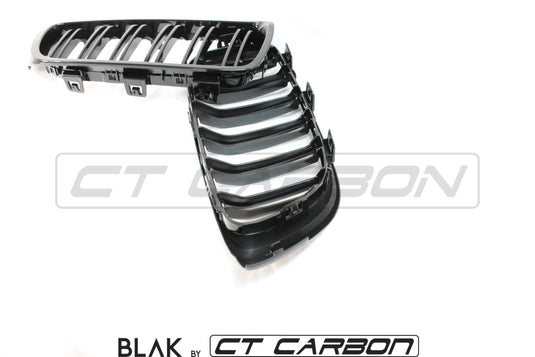 BMW M3 F80 DOUBLE SLAT BLACK GRILL - BLAK BY CT CARBON - CT Carbon