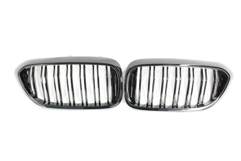 Load image into Gallery viewer, BMW M5 F90 / 5 SERIES G30 DOUBLE SLAT BLACK GRILLS - BLAK BY CT CARBON - CT Carbon
