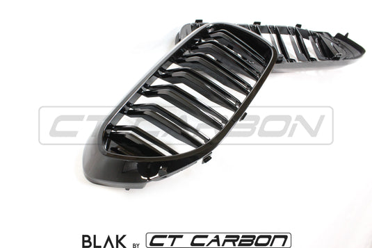 BMW M5 F90 / 5 SERIES G30 DOUBLE SLAT BLACK GRILLS - BLAK BY CT CARBON - CT Carbon