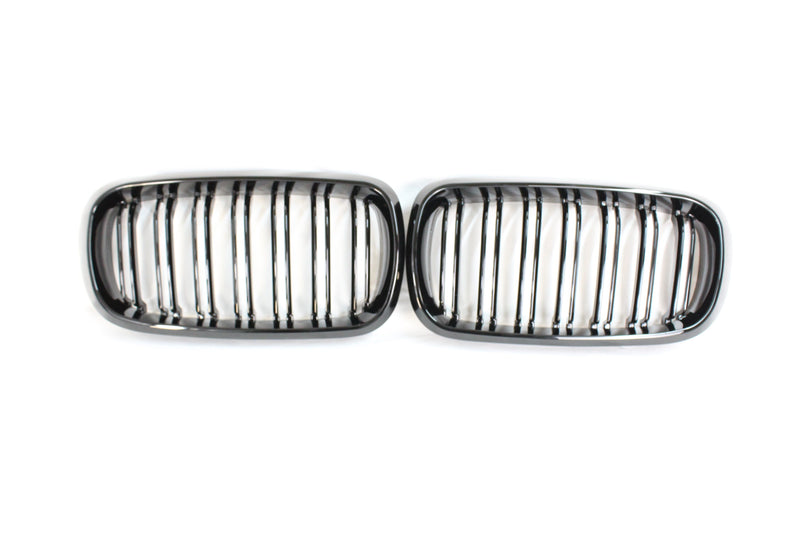 Load image into Gallery viewer, BMW X5M/X6M F16 &amp; F15 DOUBLE SLAT GRILLS - BLAK BY CT CARBON - CT Carbon
