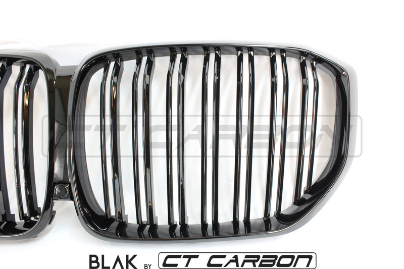 Load image into Gallery viewer, BMW X5 G05 DOUBLE SLAT BLACK GRILLES - BLAK BY CT CARBON - CT Carbon
