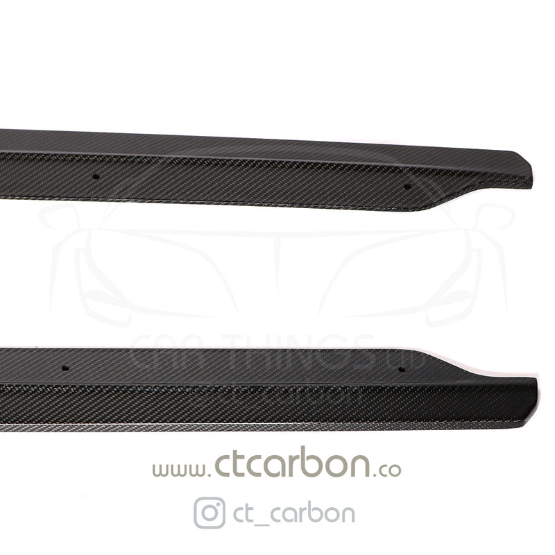 Load image into Gallery viewer, AUDI R8 V10 GEN 2 CARBON FIBRE SIDE SKIRTS - CT CARBON - CT Carbon
