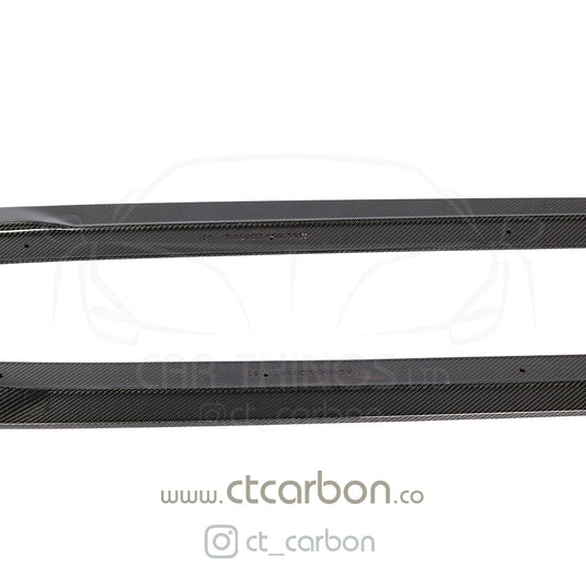 AUDI R8 V10 GEN 2 CARBON FIBRE SIDE SKIRTS - CT CARBON - CT Carbon