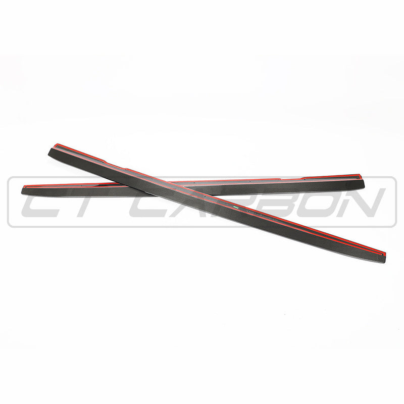 Load image into Gallery viewer, MERCEDES E63 W213 CARBON FIBRE SIDE SKIRTS - CT DESIGN
