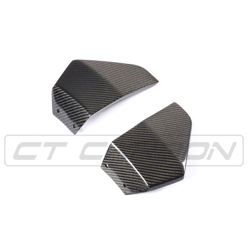 Load image into Gallery viewer, BMW X3 G01 CARBON FIBRE CORNER SPLITTERS
