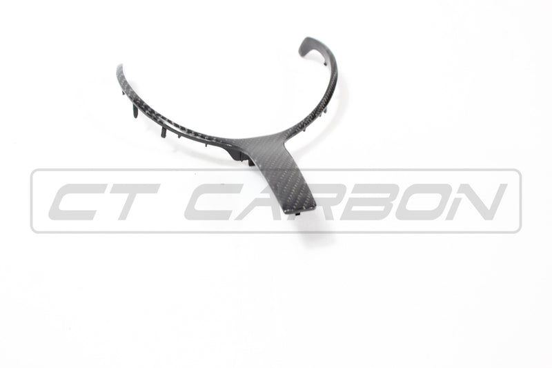 Load image into Gallery viewer, BMW M SPORT Fxx CARBON FIBRE STEERING WHEEL TRIM (2012-2019)
