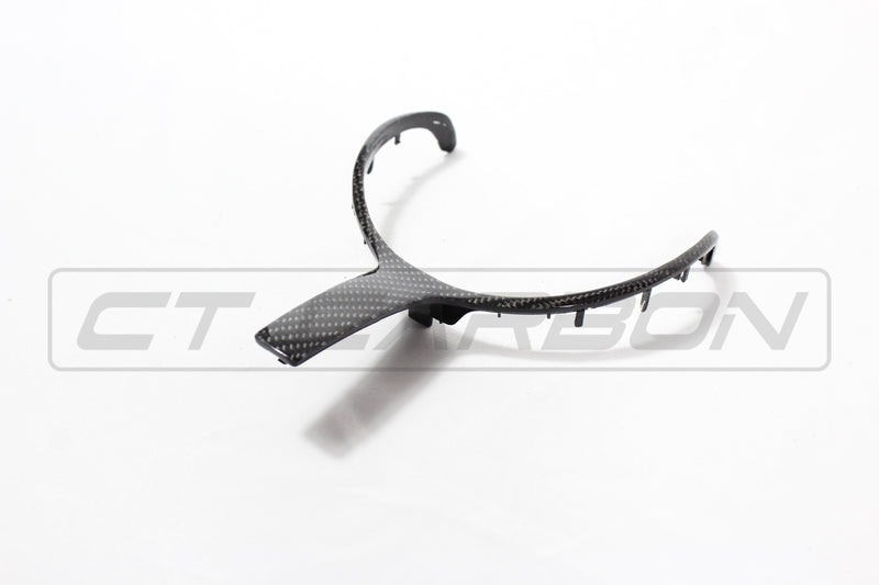 Load image into Gallery viewer, BMW M SPORT Fxx CARBON FIBRE STEERING WHEEL TRIM (2012-2019)
