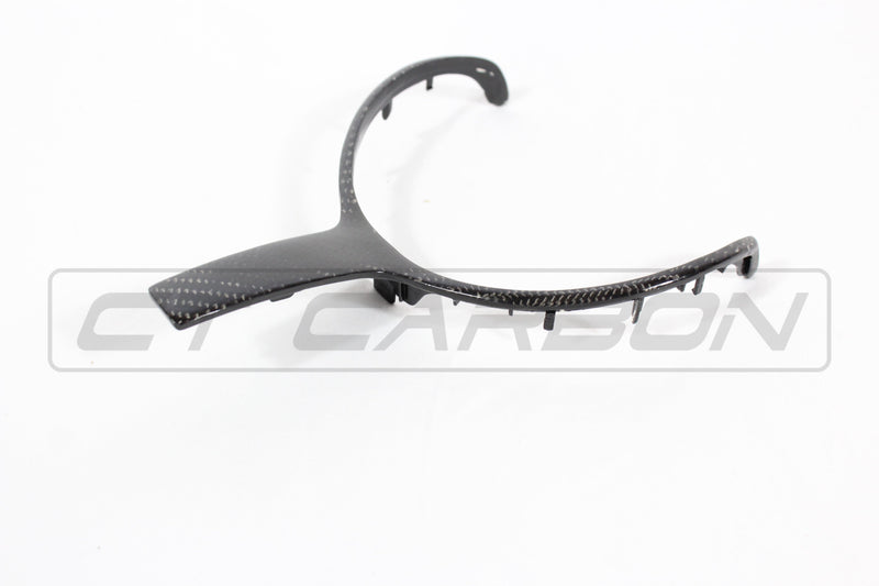 Load image into Gallery viewer, BMW M SPORT Fxx CARBON FIBRE STEERING WHEEL TRIM (2012-2019)
