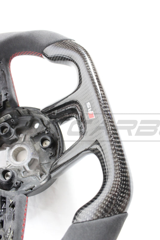 AUDI RS CARBON FIBRE / ALCANTARA STEERING WHEEL