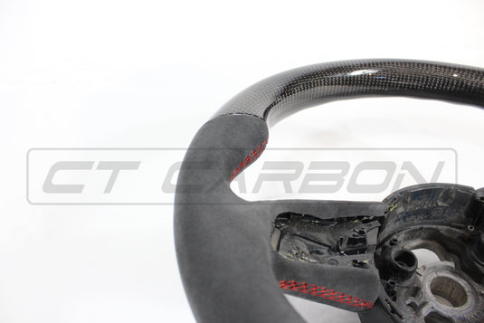 AUDI RS CARBON FIBRE / ALCANTARA STEERING WHEEL