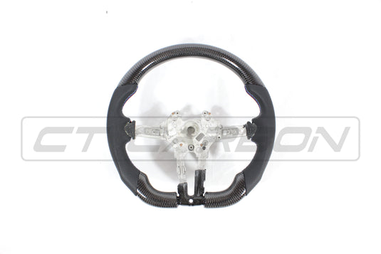 BMW FXX CARBON FIBRE / LEATHER FLAT BOTTOM STEERING WHEEL