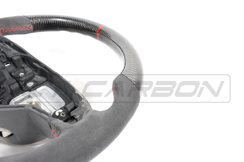 Load image into Gallery viewer, MERCEDES AMG CARBON FIBRE / ALCANTARA STEERING WHEEL
