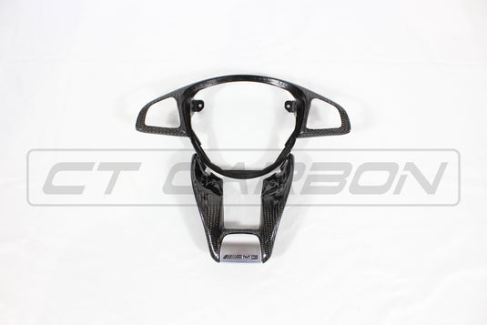 MERCEDES AMG CARBON FIBRE STEERING WHEEL TRIM