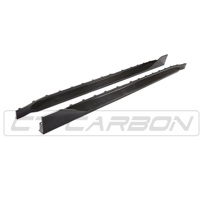 Load image into Gallery viewer, BMW M3 G80 CARBON FIBRE SIDE SKIRTS - MP STYLE
