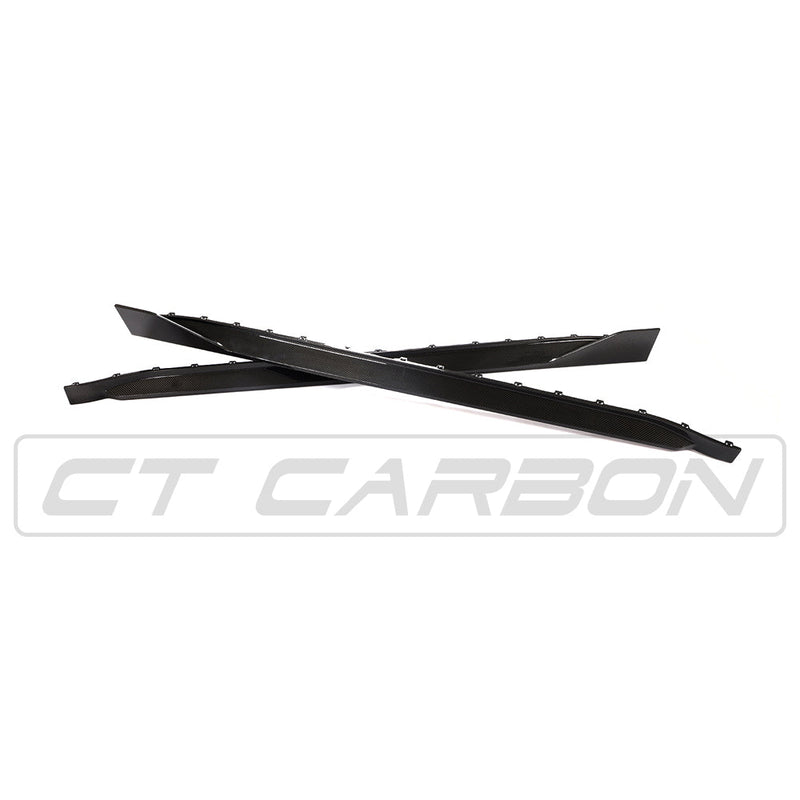 Load image into Gallery viewer, BMW M3 G80 CARBON FIBRE SIDE SKIRTS - MP STYLE
