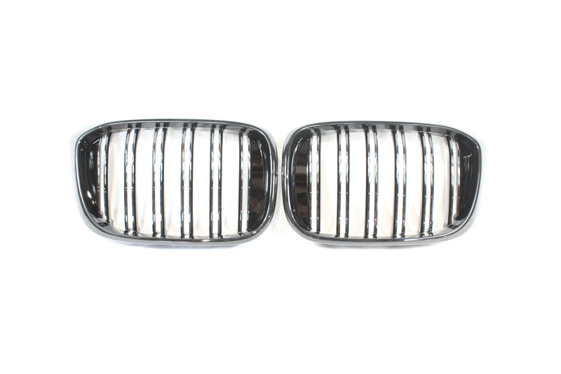 Load image into Gallery viewer, BMW G01 X3 DOUBLE SLAT BLACK GRILLES - BLAK BY CT CARBON
