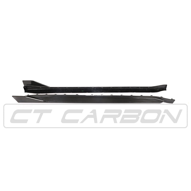 Load image into Gallery viewer, BMW M3 G80 CARBON FIBRE SIDE SKIRTS - MP STYLE
