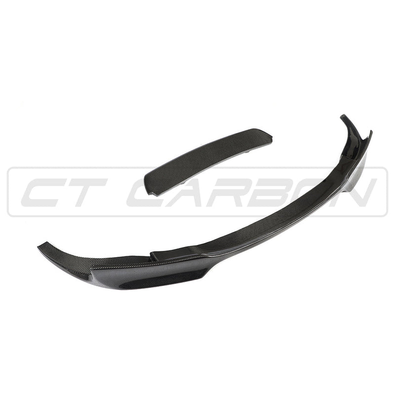 Load image into Gallery viewer, BMW F10 M5 CARBON FIBRE SPLITTER - V STYLE
