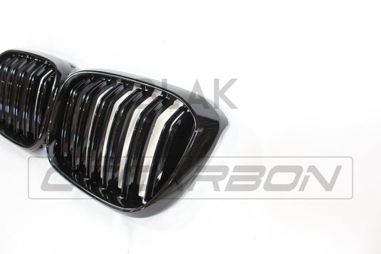 BMW G01 X3 DOUBLE SLAT BLACK GRILLES - BLAK BY CT CARBON