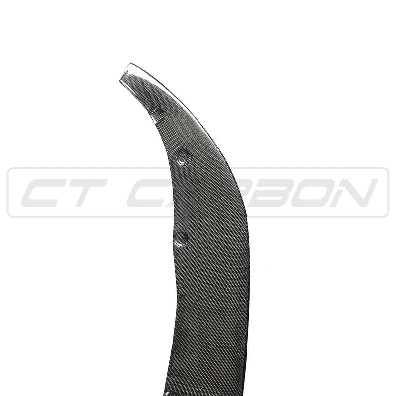 Load image into Gallery viewer, BMW F10 M5 CARBON FIBRE SPLITTER - V STYLE
