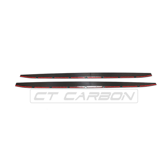 BMW M3 G80 CARBON FIBRE SIDE SKIRT EXTENSIONS - CT DESIGN