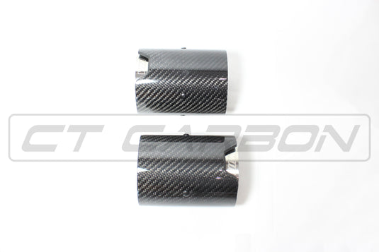 BMW CARBON EXHAUST TIPS 135i/140i/235i/240i/335i/340i/435i/440i - CHROME (SET OF 2)