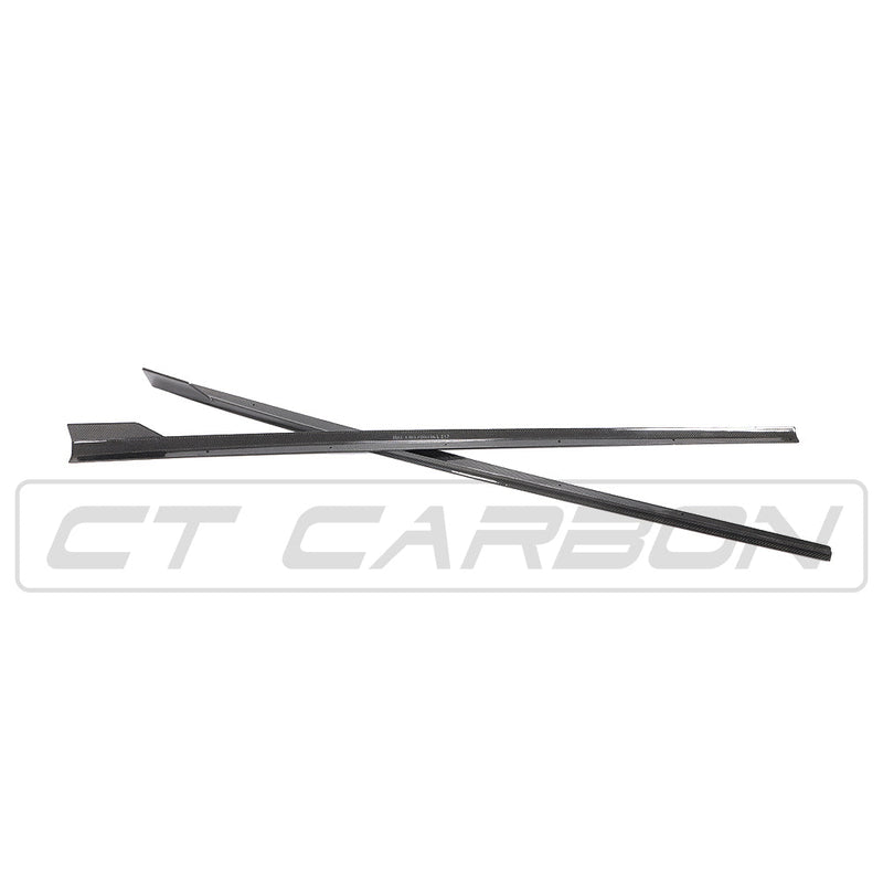 Load image into Gallery viewer, AUDI A3/S3/RS3 8V SALOON CARBON FIBRE SIDE SKIRTS
