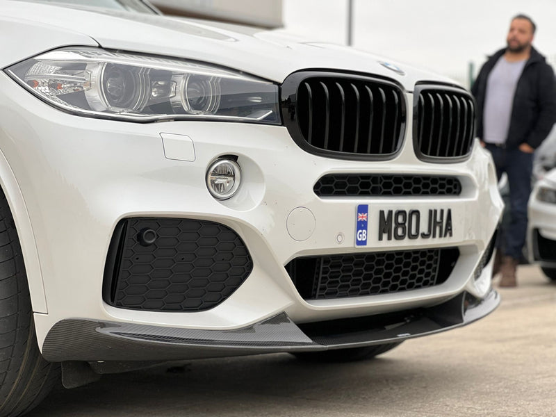 Load image into Gallery viewer, BMW F15 X5 CARBON FIBRE SPLITTER - MP STYLE
