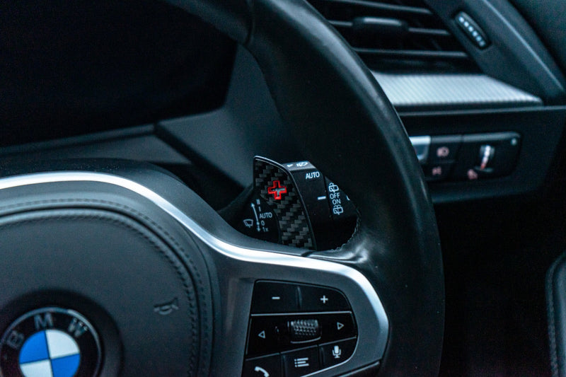 Load image into Gallery viewer, BMW/MINI Fxx &amp; Gxx CARBON FIBRE SHIFTER PADDLES
