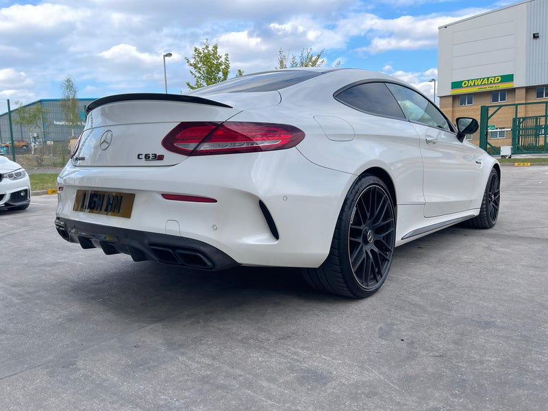 Load image into Gallery viewer, MERCEDES C63 W205 COUPE CARBON FIBRE DIFFUSER - OE STYLE - CT Carbon
