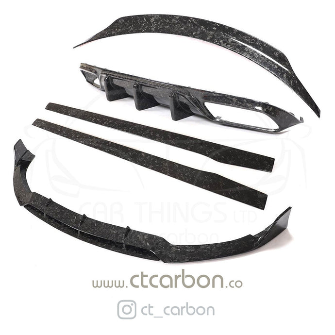 MERCEDES C63 W205 COUPE FULL FORGED CARBON FIBRE KIT - CT Carbon