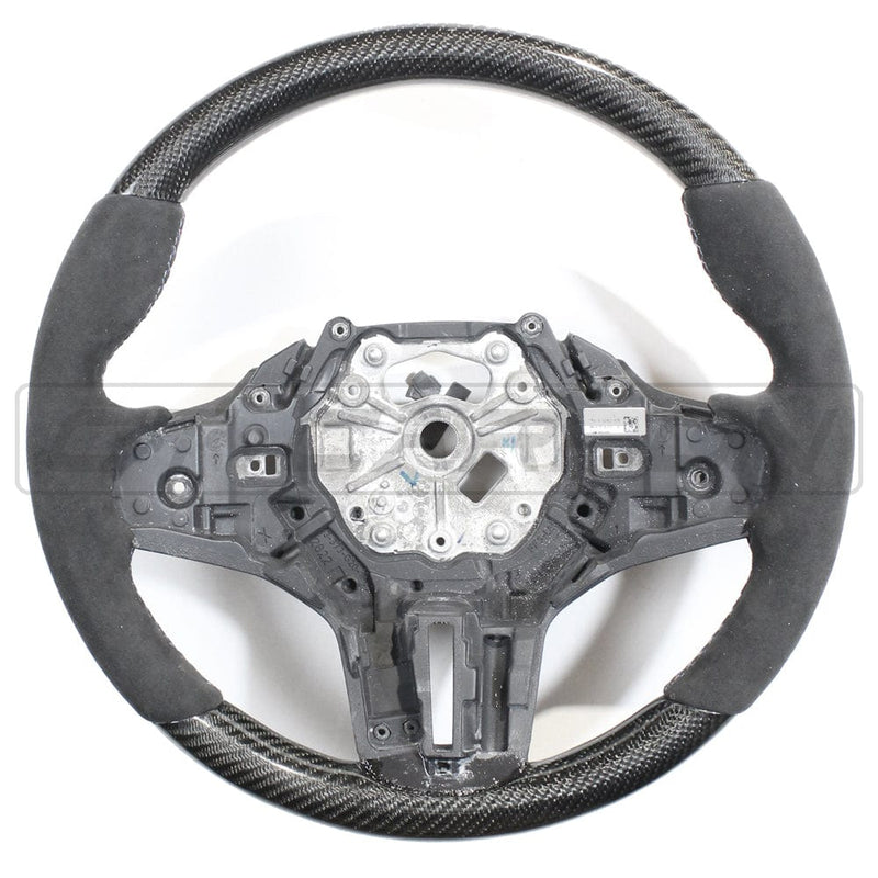 Load image into Gallery viewer, CT Carbon Bundles BMW G8X Steering Wheel &amp; Paddles Pack
