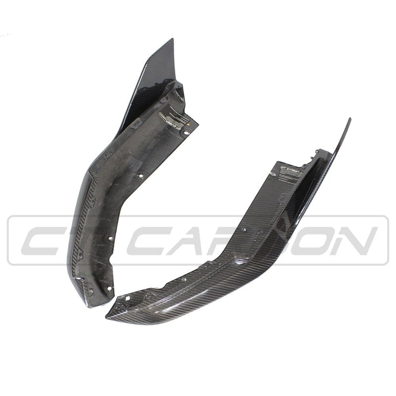 Load image into Gallery viewer, CT CARBON Diffuser BMW M4 G82/G83 CARBON FIBRE REAR BUMPER CORNERS - MP STYLE
