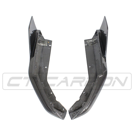 CT CARBON Diffuser BMW M4 G82/G83 CARBON FIBRE REAR BUMPER CORNERS - MP STYLE