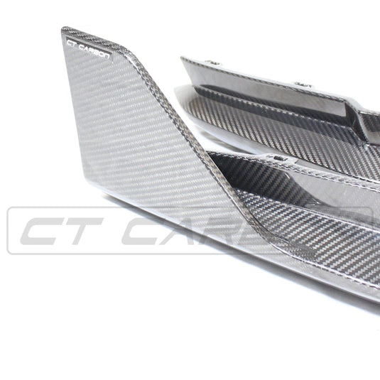 CT CARBON Diffuser BMW M4 G82/G83 CARBON FIBRE REAR BUMPER CORNERS - MP STYLE