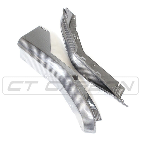 CT CARBON Diffuser BMW M4 G82/G83 CARBON FIBRE REAR BUMPER CORNERS - MP STYLE